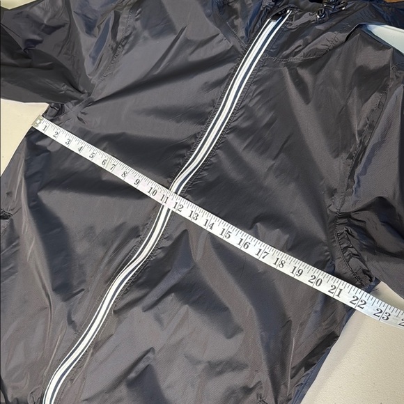 Eddie Bauer Black Packable Windbreaker Jacket Raincoat Hood Technical Jacket - Picture 12 of 16